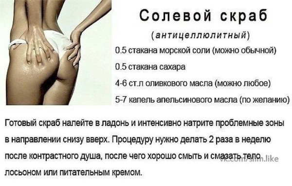 Скрабы похудения домашних условиях Скрабы похудения домашних условиях